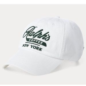RALPH'S COFFEE White Baseball/ Trucker Hat/ Cap (RALPH LAUREN) polo